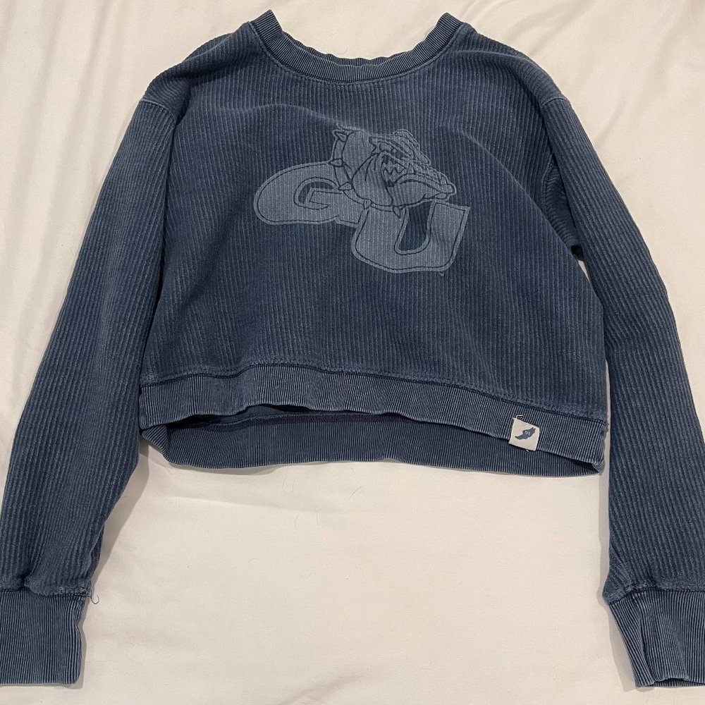 Gonzaga Womens Cropped Crew Neck
